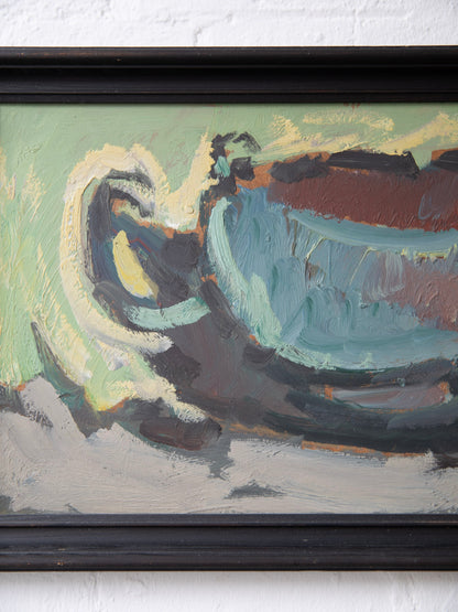 Large Still Life Oil on Board, Pars 1964