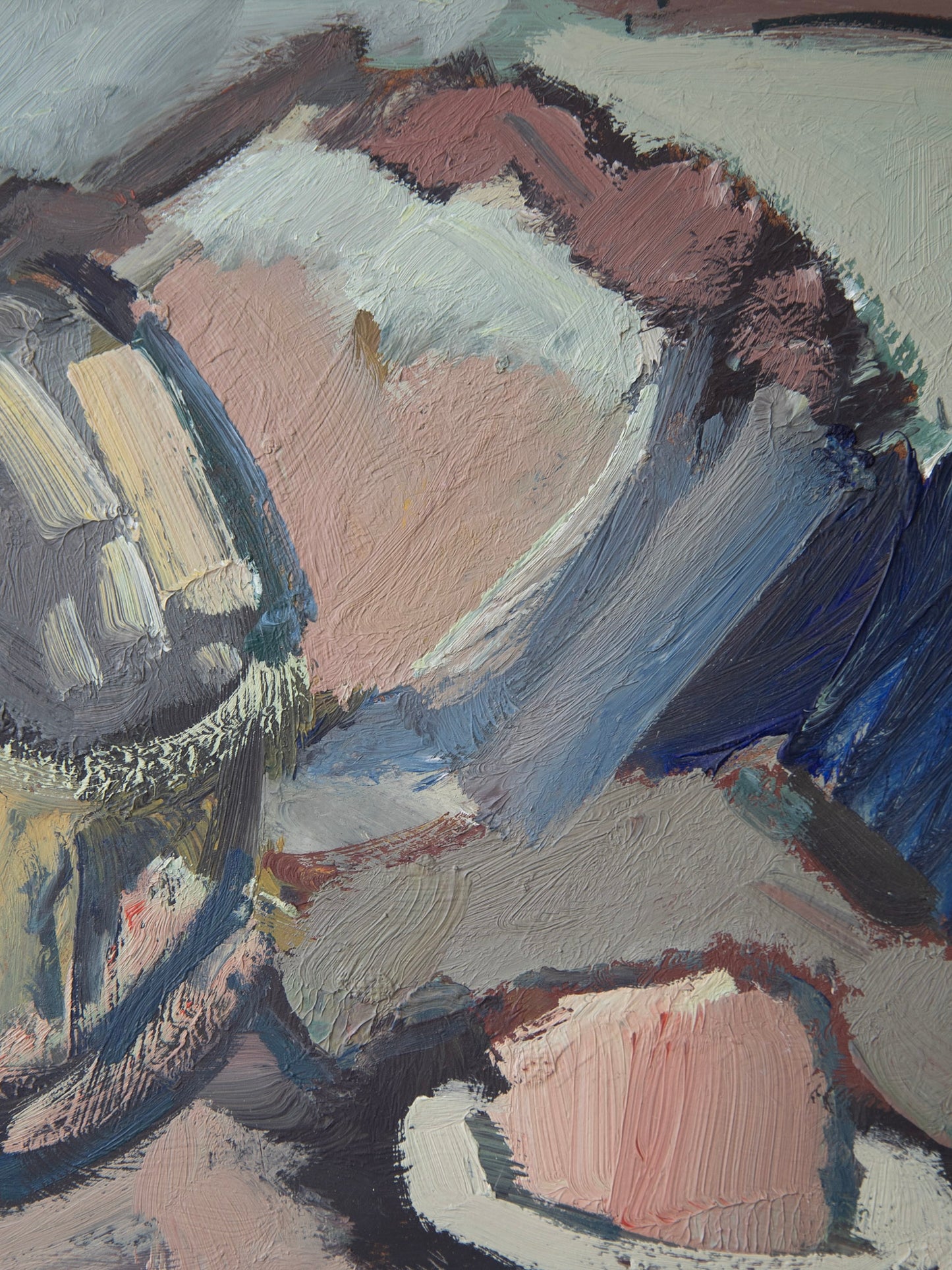 Large Still Life Oil on Board, Pars 1965