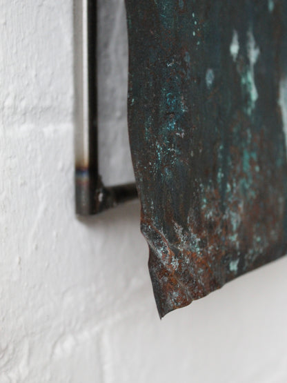 Abstract Copper Plate Wall Relief, Bo Anderson (1995)